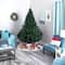 8ft. Pre-Lit Northern Rocky Spruce Artificial Christmas Tree, Clear LED Lights